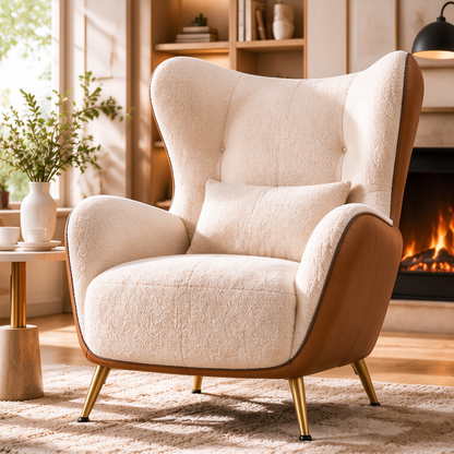 LUNA ARC Wingback Lounge Chair